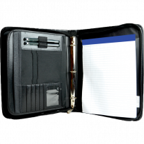 Winnable Zippered Binder 1" Ring Capacity Letter Black