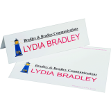 Avery&reg; Tent Cards Large 11"x3-1/2" White 50/box