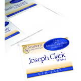 Avery&reg; Name Badge Card Refills 4"x3" White 300/box