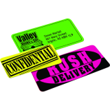Avery&reg; Neon High Visibility Labels 4"x2" Laser Assorted Colours 150/pkg