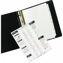 Avery&reg; Big Tab Insertable Index Dividers Clear 8-Tabs