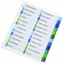 Avery&reg; Ready Index&reg; Table of Contents Double Column Dividers 1-24 11"x8-1/2