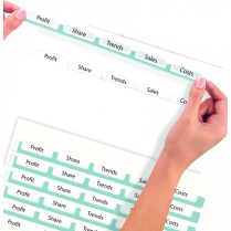 Avery&reg; Index Maker&reg; Clear Label Dividers 5-Tabs 5 sets/pkg