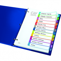 Avery&reg; Ready Index&reg; Customizable Table of Contents Dividers 1-12 Tabs