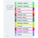Avery&reg; Ready Index&reg; Customizable Table of Contents Dividers 1-12 Tabs