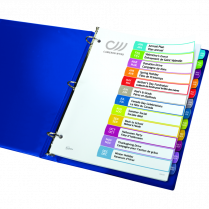 Avery&reg; Ready Index&reg; Customizable Table of Contents Dividers Jan-Dec Tabs