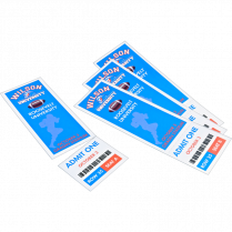 Avery&reg; Tickets with Tear-Away Stubs 1-3/4"x5-1/2" White 200/pkg