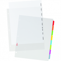Avery&reg; Easy View Dividers 8 Tabs