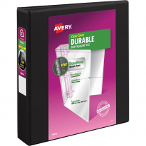 Avery&reg; Durable View Presentation Binder 1-1/2" Black