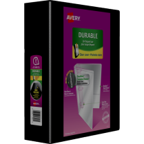 Avery&reg; Durable View Presentation Binder 3" Black