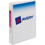Avery&reg; Durable View Binders 1" Capacity 8-1/2"x5-1/2" White