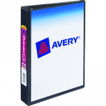 Avery&reg; Durable View Binders 1" Capacity 8-1/2"x5-1/2" Black