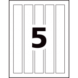 Avery&reg; Print-to-the-Edge Wraparound Labels 9-3/4"x1-1/4" White 40/pkg