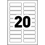 Avery&reg; Print or Write Multi-Purpose Removable Labels 1/2"x1-3/4" 400/pkg