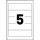 Avery&reg; Print or Write Multi-Purpose Removable Labels 1"x3" 125/pkg