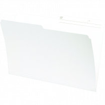Basics&reg; Reversible File Folders Letter Ivory 100/box