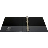 Basics&reg; Customizable D-Ring Binder 1-1/2" Black