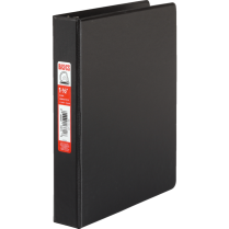 Basics&reg; D-Ring Binder 1-1/2" Black