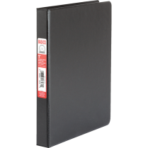 Basics&reg; Round Ring Binder 1" Black