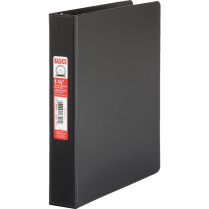 Basics&reg; Round Ring Binder 1-1/2" Black