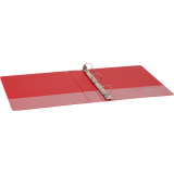 Basics&reg; Round Ring Binder 1-1/2" Red