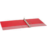 Basics&reg; Round Ring Binder 2" Red