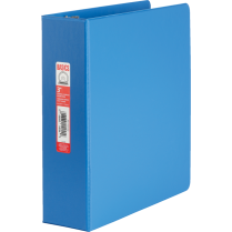 Basics&reg; Round Ring Binder 3" Blue