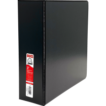 Basics&reg; Customizable D-Ring Binder 3" Black