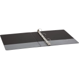 Basics&reg; Customizable Round Ring Binder 1-1/2" Black