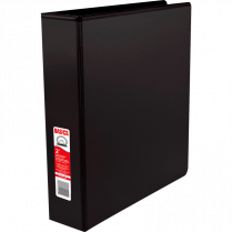 Basics&reg; Customizable Round Ring Binder 2" Black