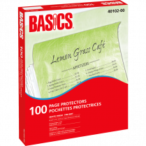 Basics&reg; Page Protectors 2 mil Matte Letter 100/box