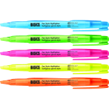 Basics&reg; Highlighters Pen Style Blue 12/box