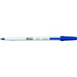 Basics&reg; Stick Pen Medium Point Blue 12/box