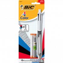 Bic&reg; 4 Color&trade; 3+1 Retractable Ball Point Pen/Pencil