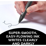 BIC&reg; Gel-ocity&reg; Long-Lasting Retractable Gel Pens 0.7 mm Black 2/pkg