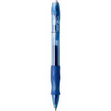 BIC&reg; Gel-ocity&reg; Long-Lasting Retractable Gel Pens 0.7 mm Blue 12/box