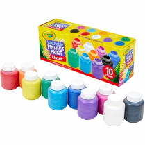 Crayola&reg; Washable Kids' Paint Set Assorted colours 10/box