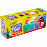 Crayola&reg; Washable Kids' Paint Set Assorted colours 10/box