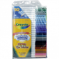 Crayola&reg; Washable Super Tips Fine Line Markers 50/set