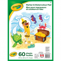 Crayola&reg; Marker & Watercolour Pad 60 sheets/pad