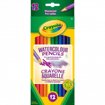 Crayola&reg; Watercolour Pencils Assorted Colours 12/set