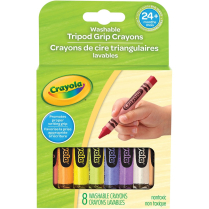 Crayola&reg; Young Artists Triangular Crayons Assorted Colours 8/set