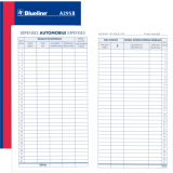 Blueline&reg; Automobile Expense Book 6-3/8"x3-1/2" Bilingual
