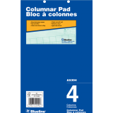 Blueline&reg; A5300 Columnar Pad 8-1/4 x 14" 4 Column
