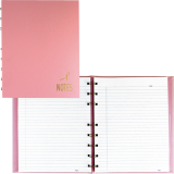 Blueline&reg; NotePro&trade; Pink Ribbon Notebook 9-1/4"x7-1/4" 150pgs Pink