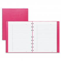 Blueline Pink Ribbon NotePro Notebook 7-1/4"x9-1/4" Hard Cover Pink