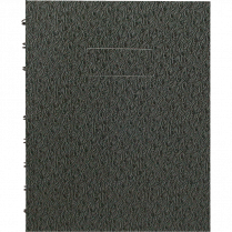 Blueline&reg; NotePro&trade; Notebook Ostrich 9-1/4"x7-1/4" Ruled 192pgs Black