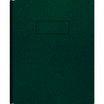 Blueline&reg; Hard Cover Perfect Bound Notebook 9-1/4x7-1/4" 192pgs Ruled with Margin Green