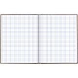 Blueline&reg; Hard Cover Perfect Bound Notebook 9-1/4x7-1/4" 192pgs Quad Black