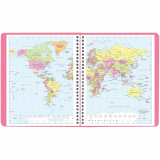 Blueline&reg; Essential Pink Ribbon Monthly Planner 8-7/8"x7-7/8" Bilingual Pink Daisy Design